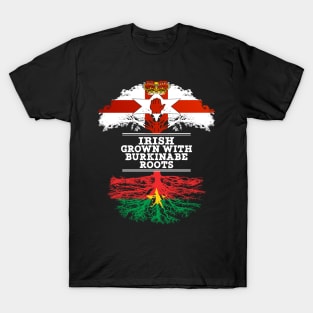 Northern Irish Grown With Burkinabe Roots - Gift for Burkinabe With Roots From Burkina Faso T-Shirt